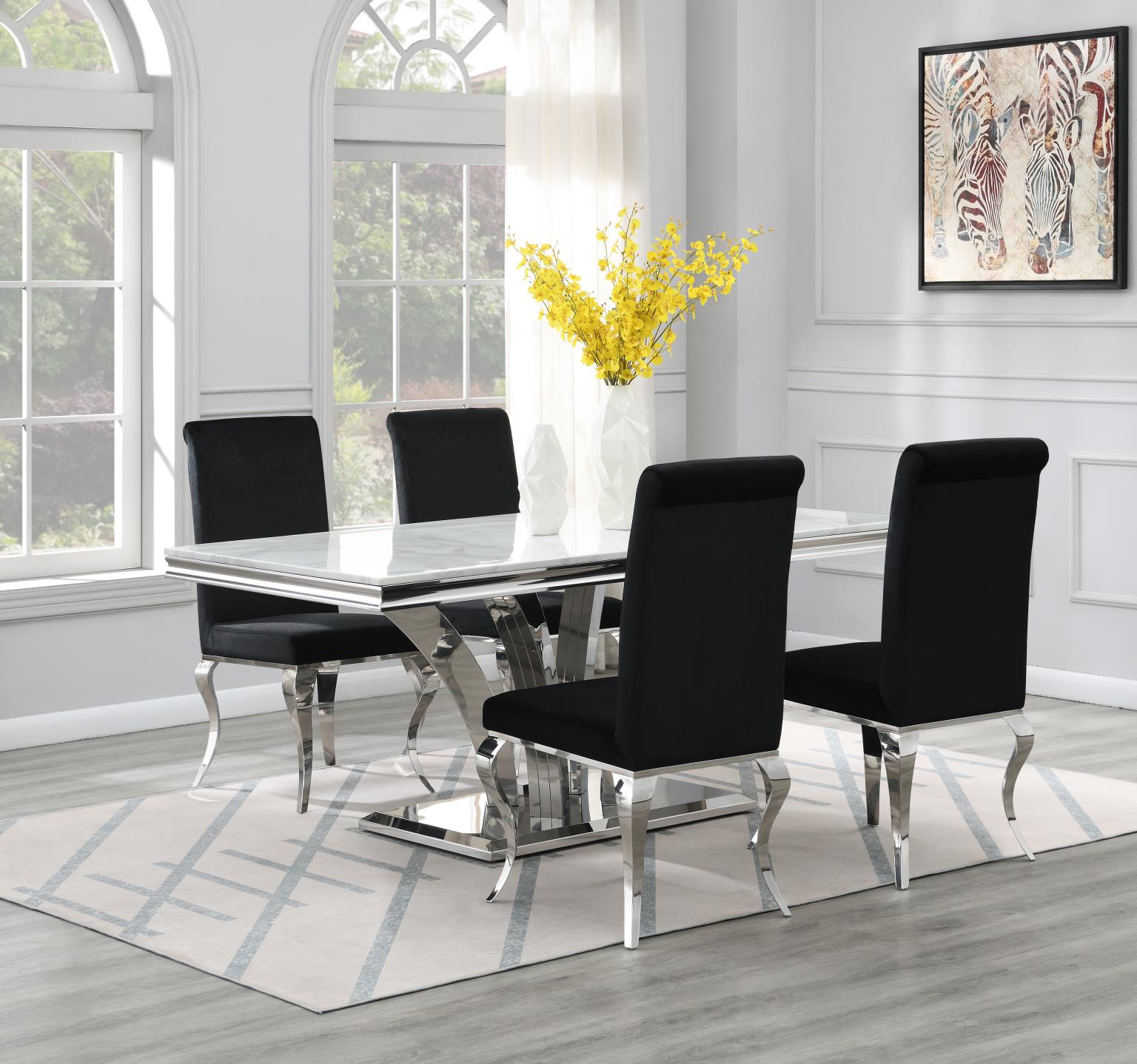 Dining Table White Marble — photo 6