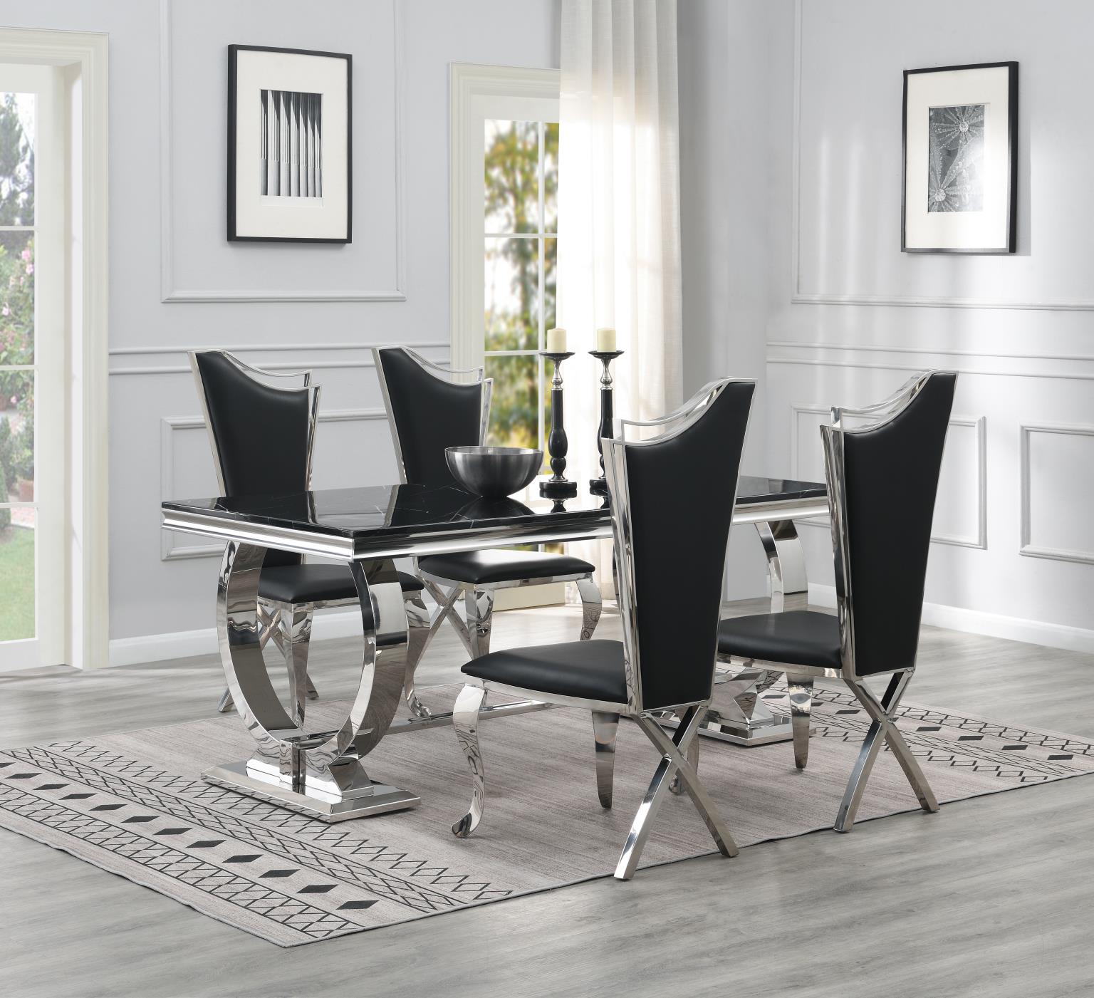 Dining Table Black Marble — photo 5