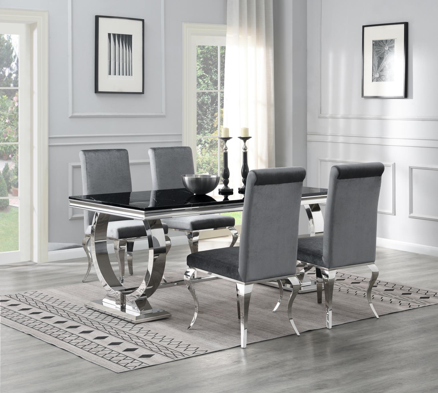 Dining Table Black Marble — photo 7