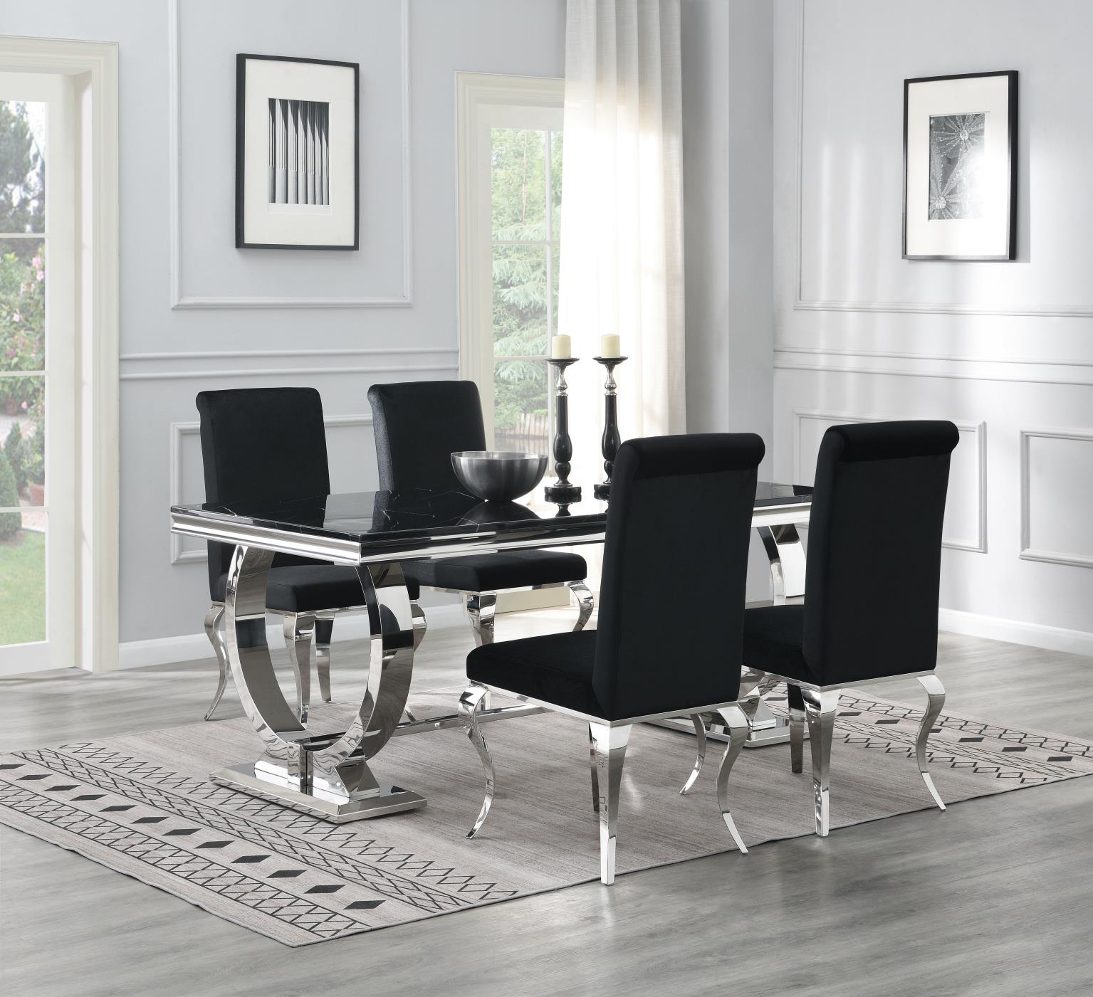 Dining Table Black Marble — photo 6