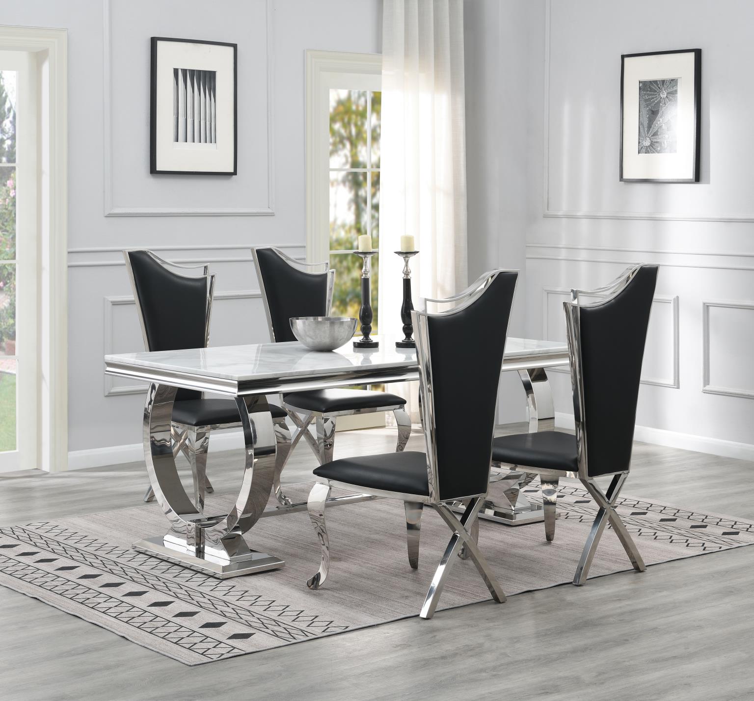 Dining Table White Marble — photo 5