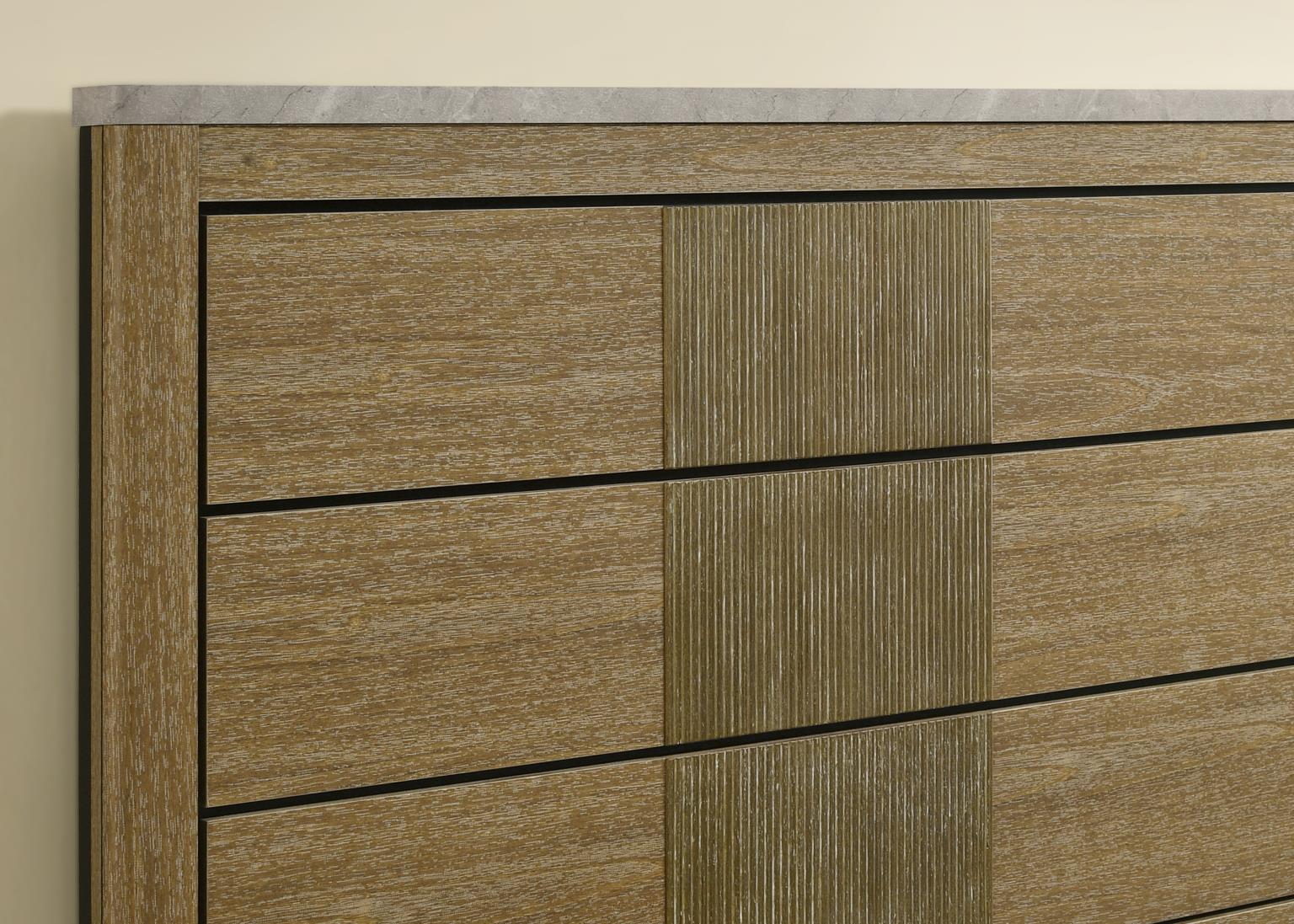 King Bed Frame - Dresser - Mirror - Chest - Nightstand — photo 6