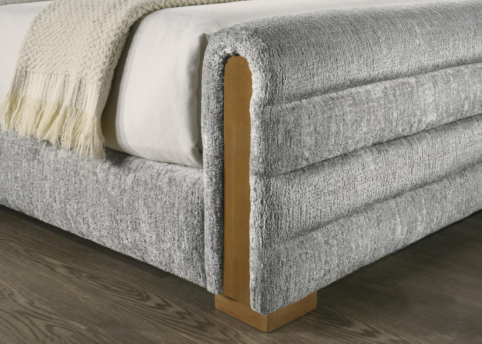 Light Gray Bed — photo 3