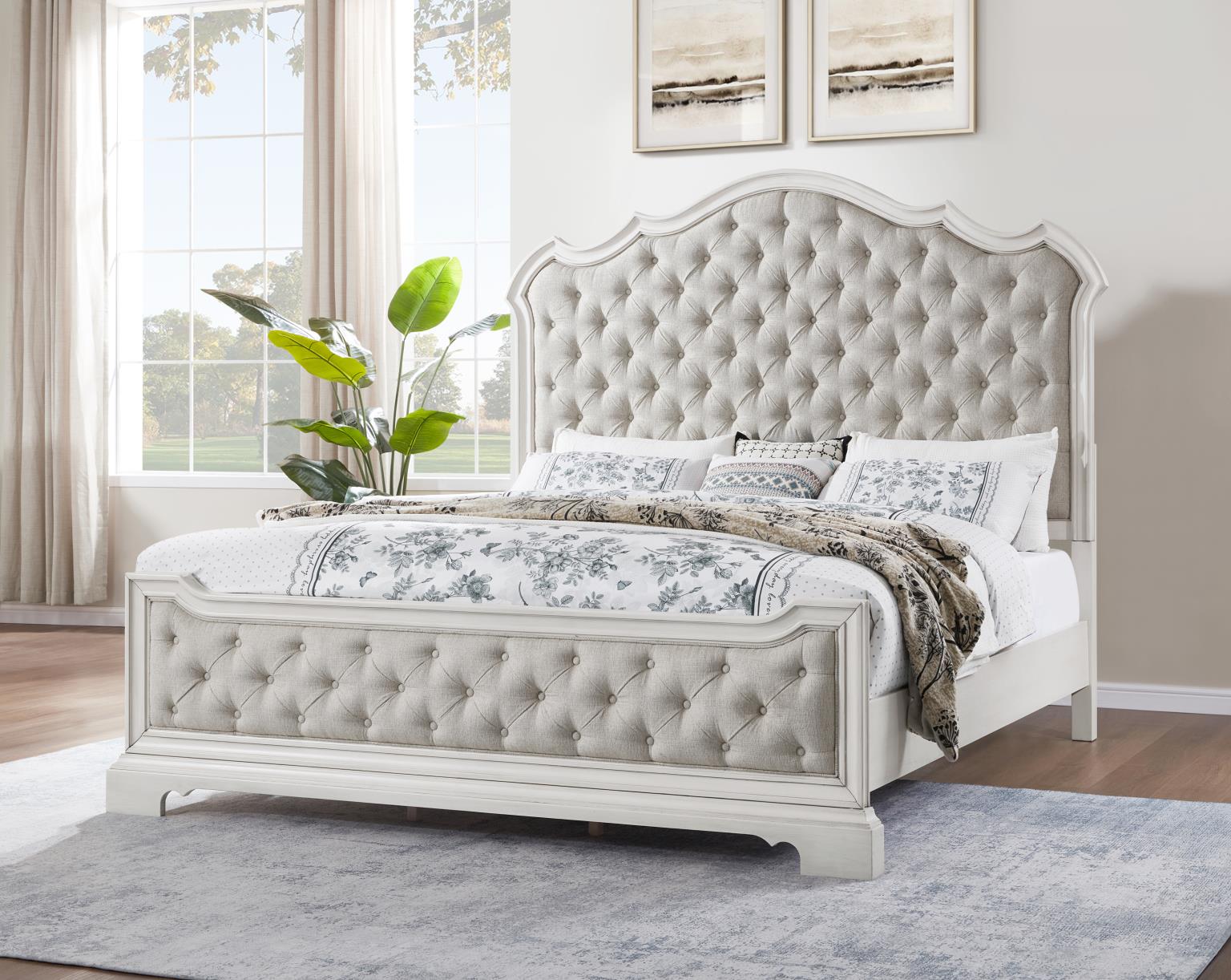 King Bed Frame - Dresser - Mirror - Chest - Nightstand — photo 2