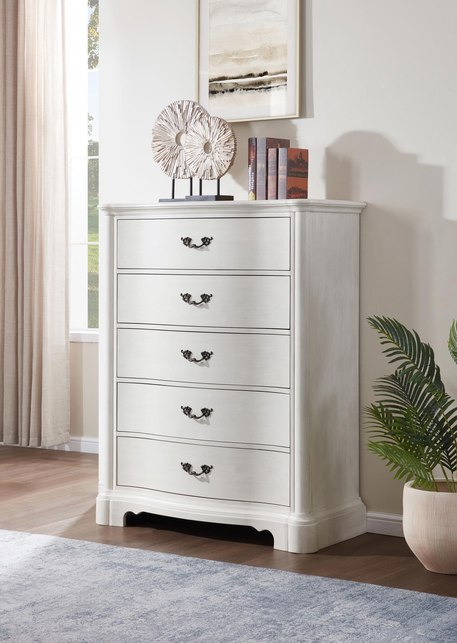 King Bed Frame - Dresser - Mirror - Chest - Nightstand — photo 4