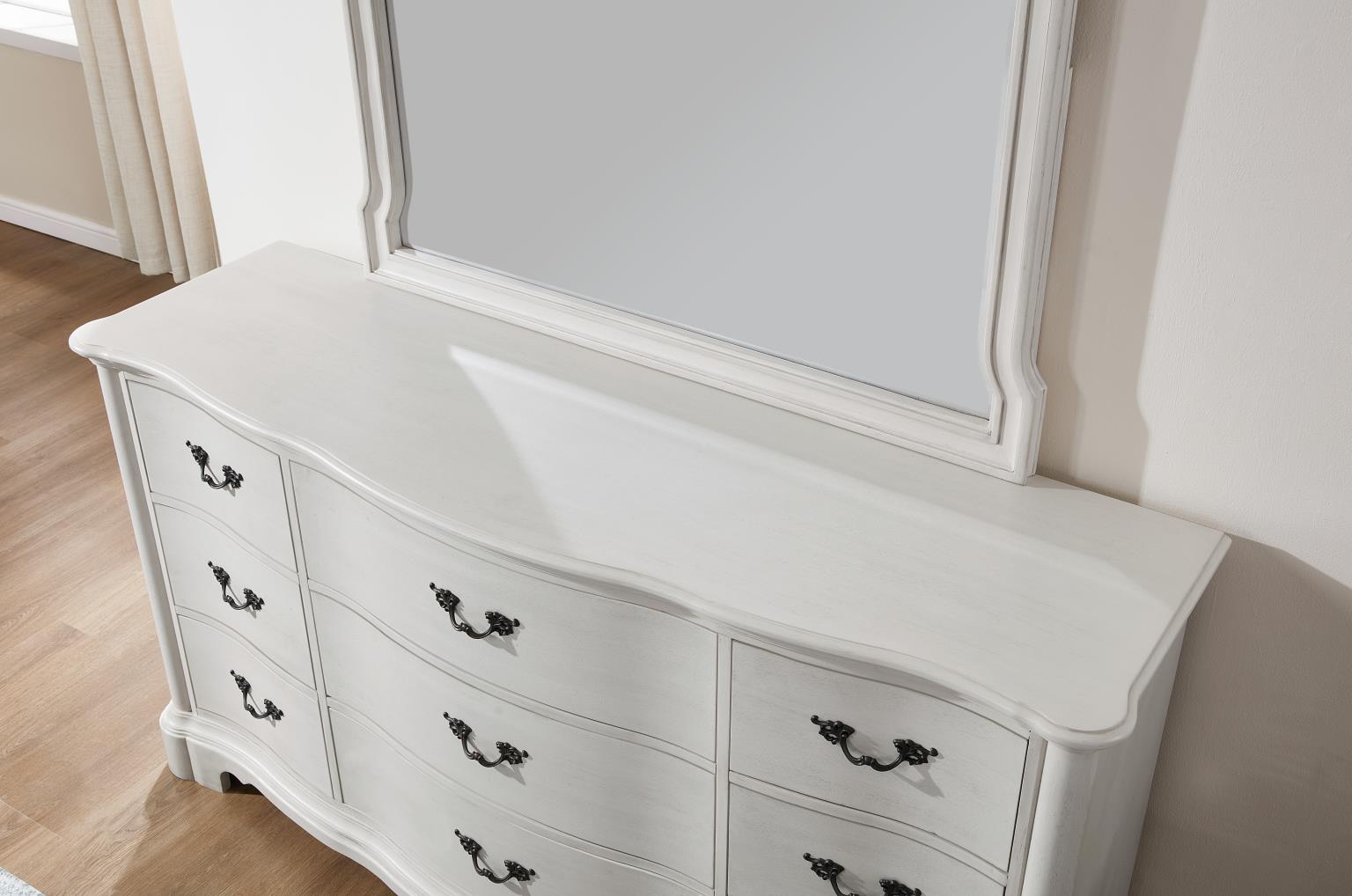 King Bed Frame - Dresser - Mirror - Chest - Nightstand — photo 7