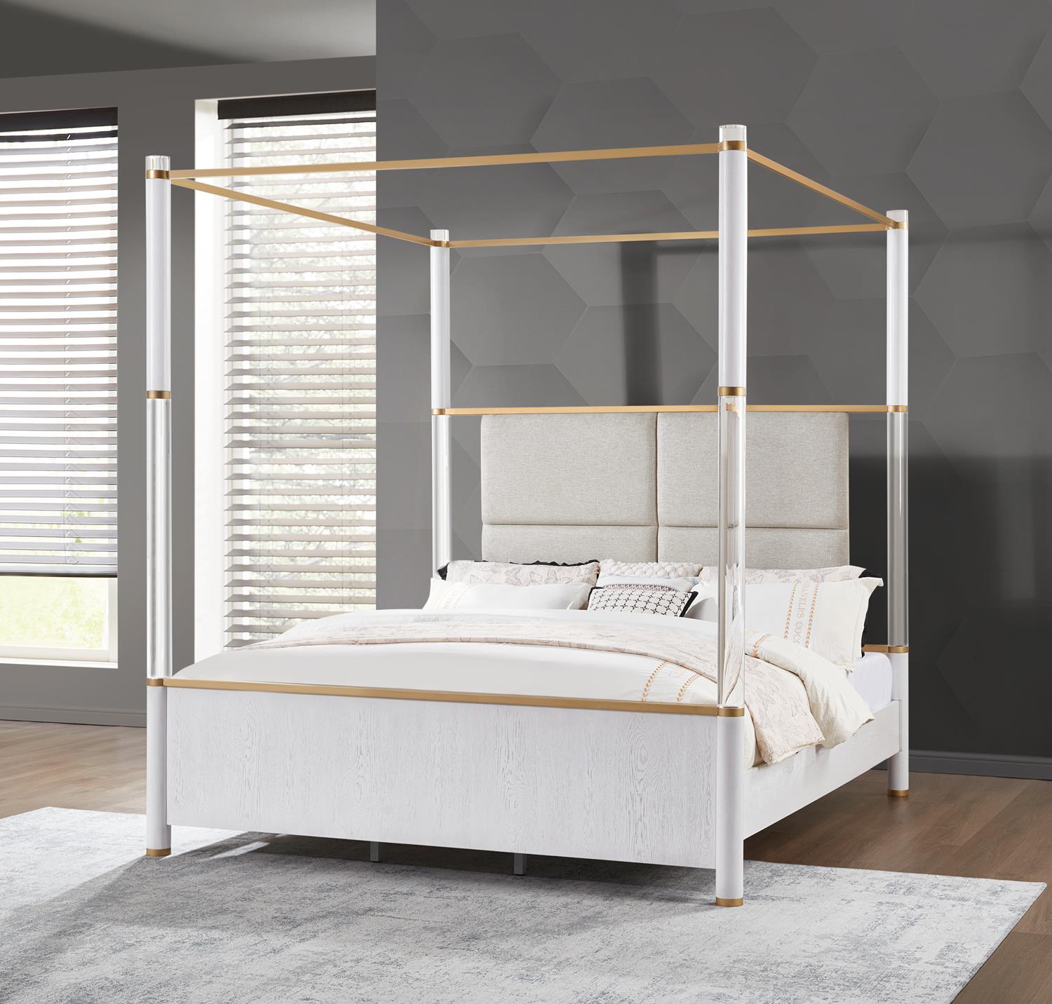 King Bed Frame - Dresser - Mirror - Chest - Nightstand — photo 2