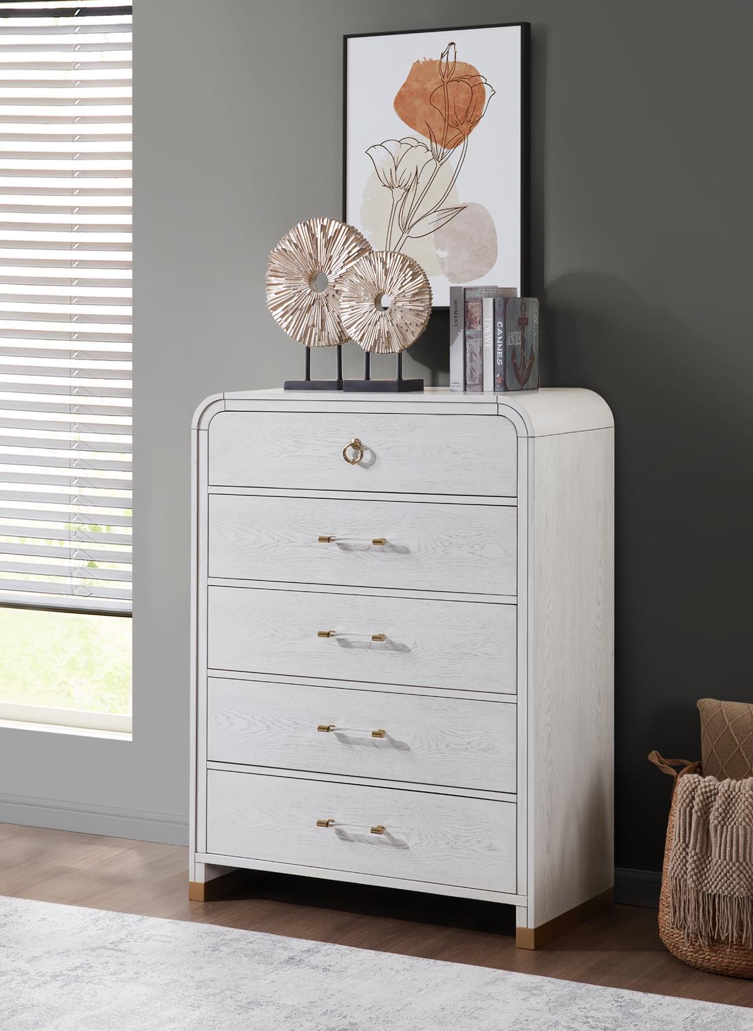 King Bed Frame - Dresser - Mirror - Chest - Nightstand — photo 4