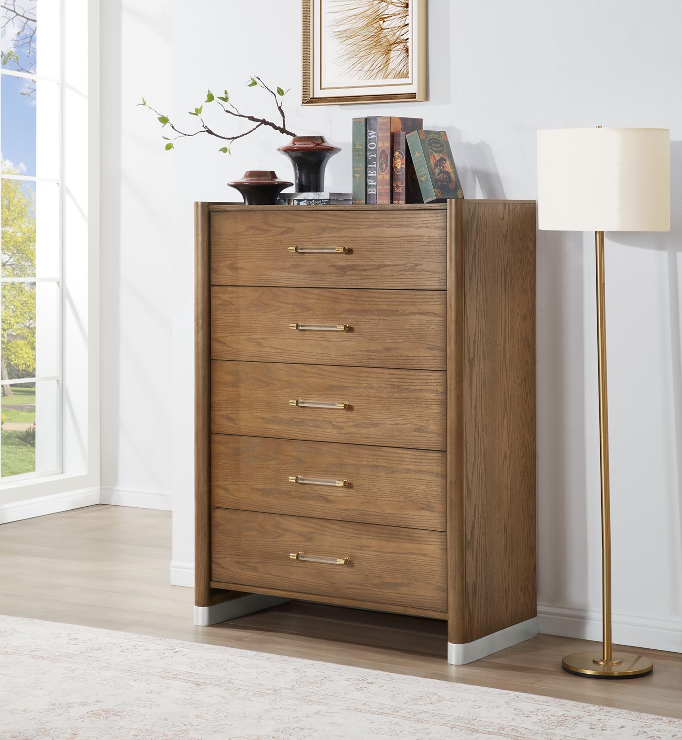 King Bed Frame - Dresser - Mirror - Chest - Nightstand — photo 4