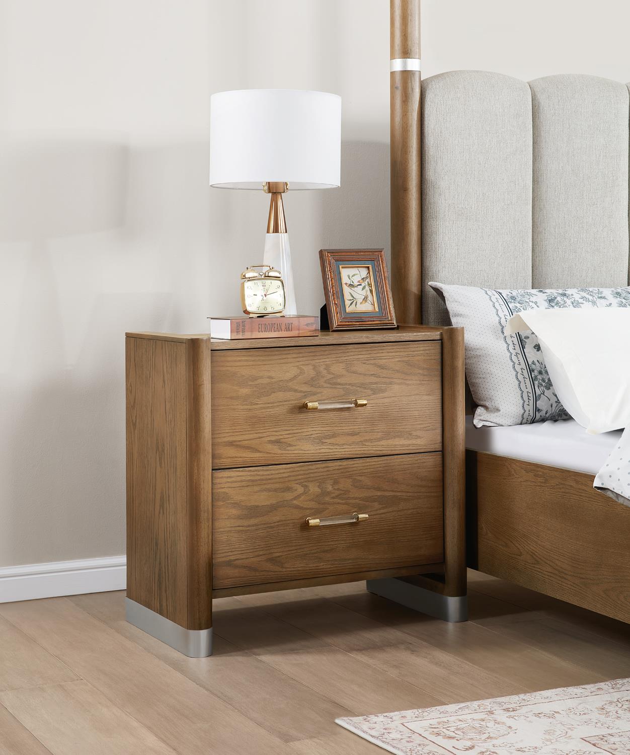 King Bed Frame - Dresser - Mirror - Chest - Nightstand — photo 5
