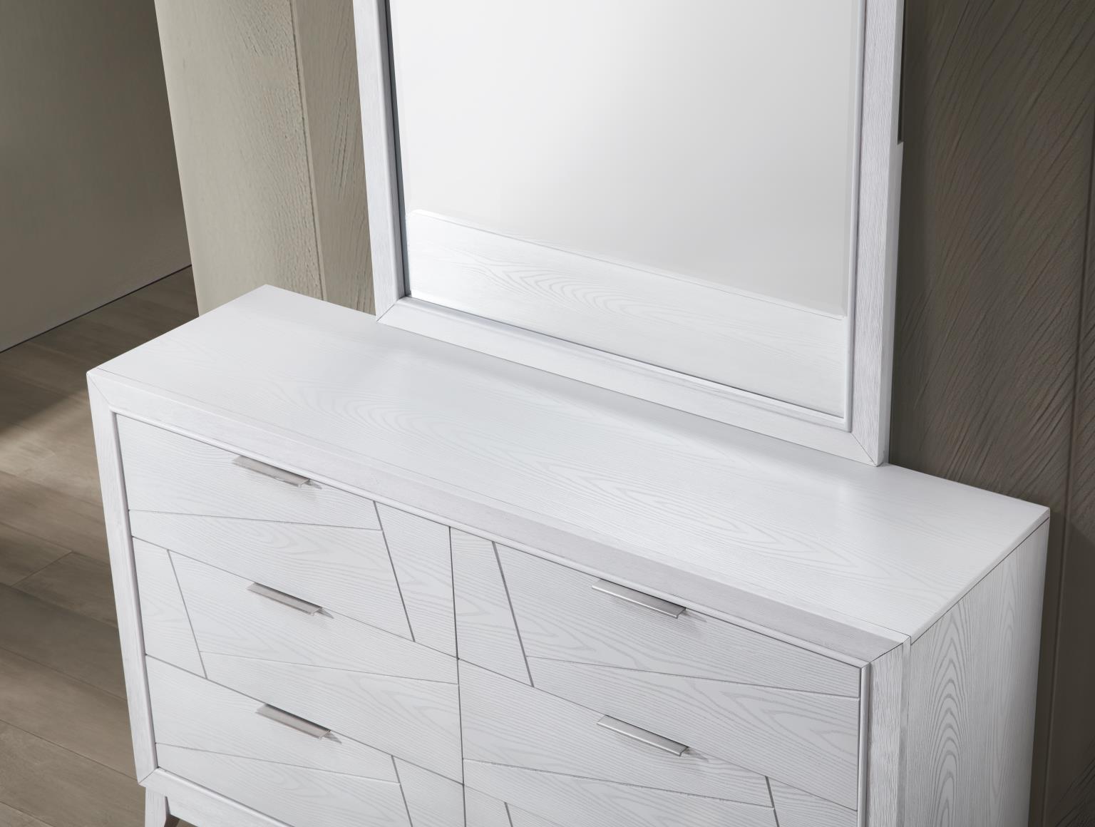King Bed Frame - Dresser - Mirror - Chest - Nightstand — photo 7