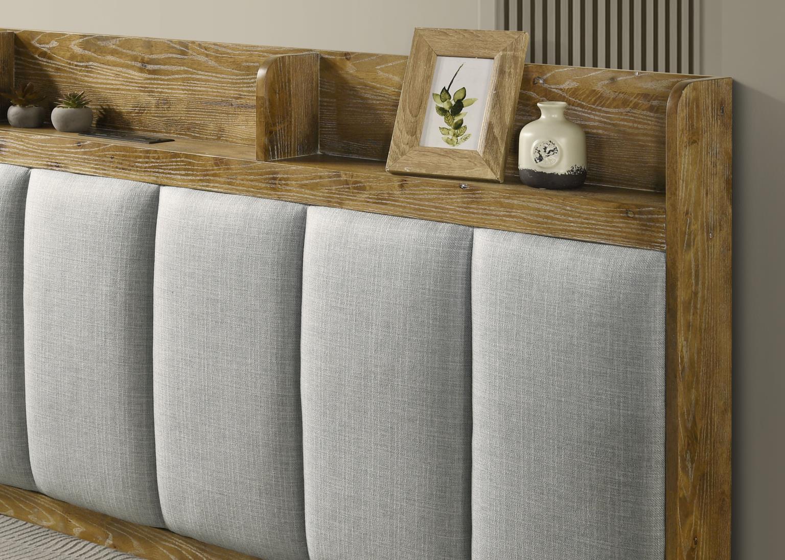 King Bed Frame - Dresser - Mirror - Chest - Nightstand — photo 6