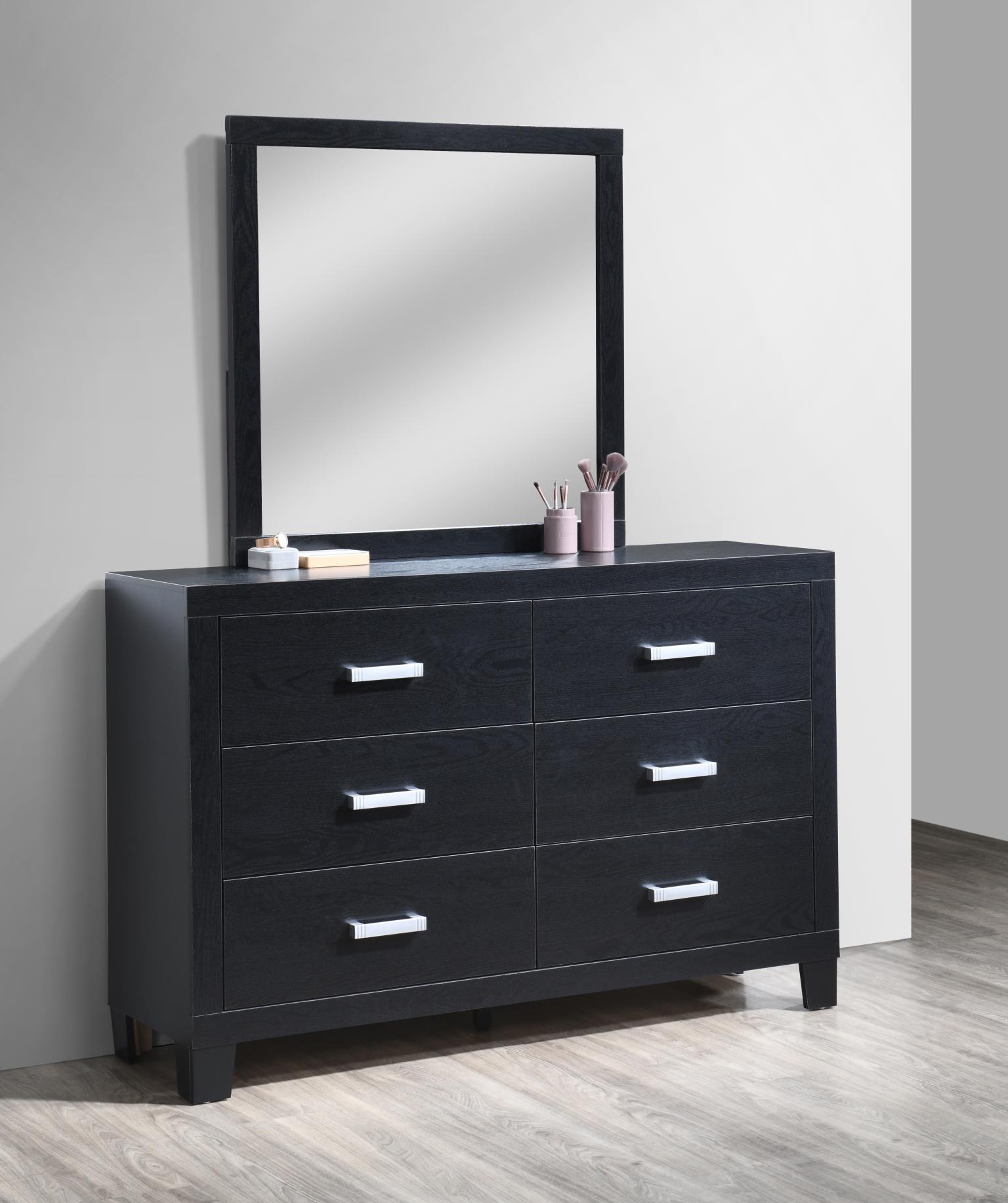 Full Bed Frame - Dresser - Mirror - Chest - Nightstand — photo 3