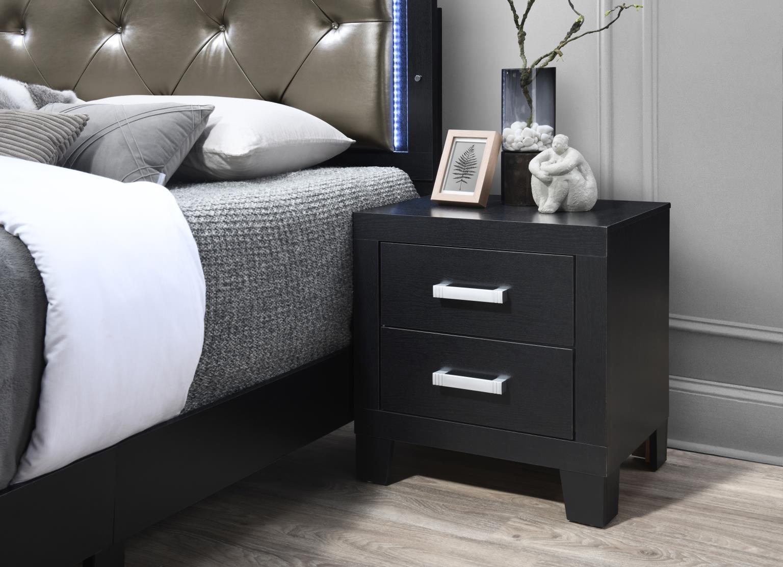 Full Bed Frame - Dresser - Mirror - Chest - Nightstand — photo 5