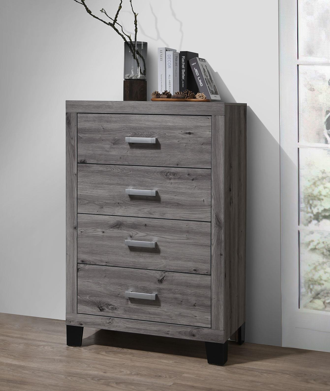 King Bed Frame - Dresser - Mirror - Chest - Nightstand — photo 4